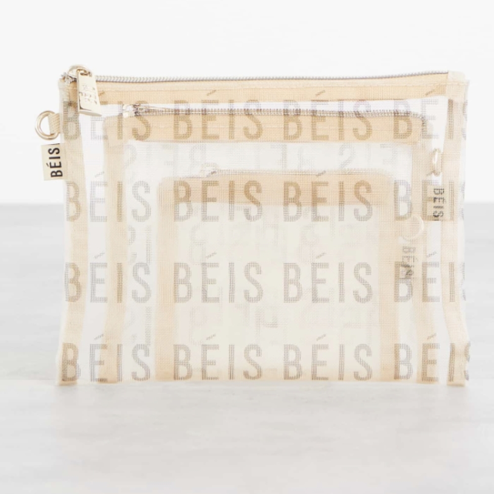 Beis The Mesh Pouch Trio